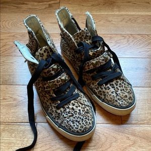 Cheetah high tops
